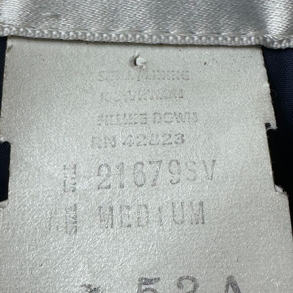 Vintage Woolrich Down Puffer Vest Womens Medium Blue Insulated Snaps 90s - Picture 6 of 11